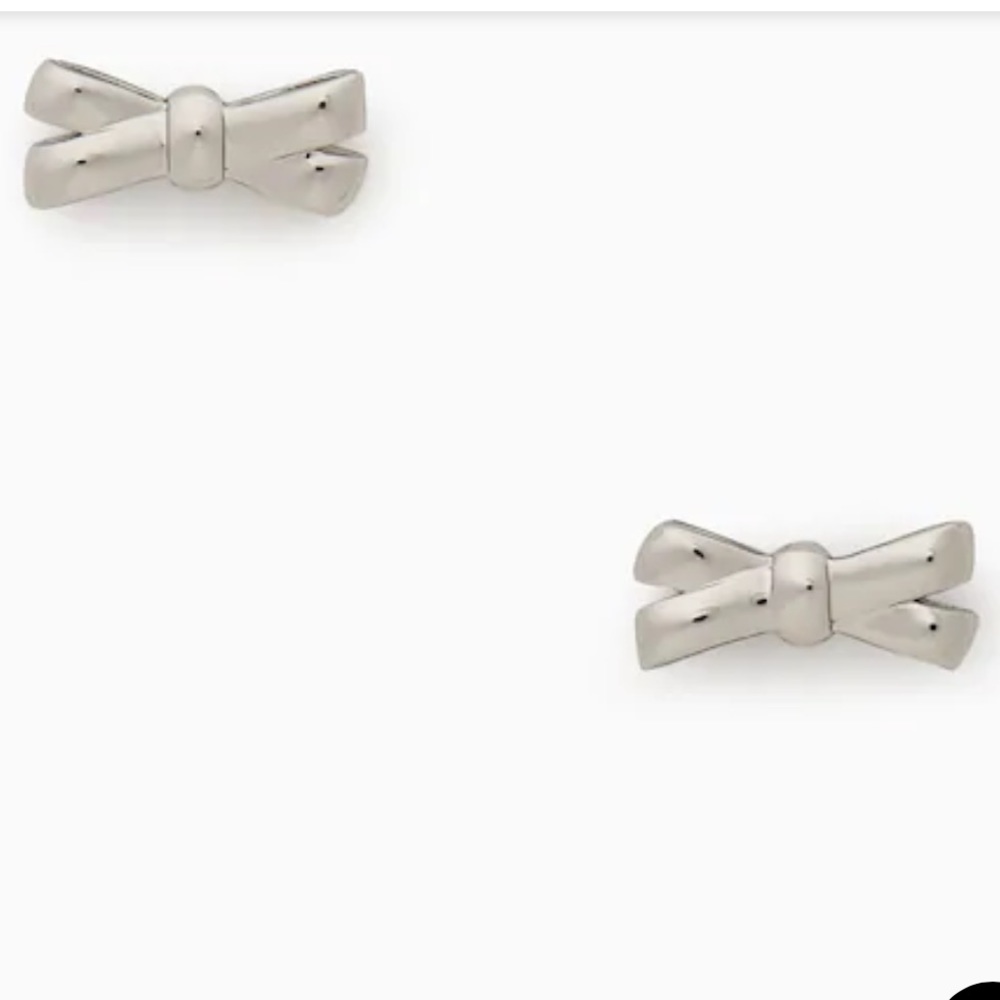 🆕 Kate Spade Double Bow Studs in Silver